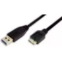 Logilink - USB-kaabel - 9-kontaktiline USB-tüüp A (M) - 10-kontaktiline mikro-USB-tüüp B (M) - 1 m (USB 3.0) (CU0026)
