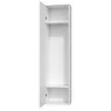 Top e shop DUO SZAFKA BIEL — 2 riiulit, 1 uks, valge, 500×350×1800 mm