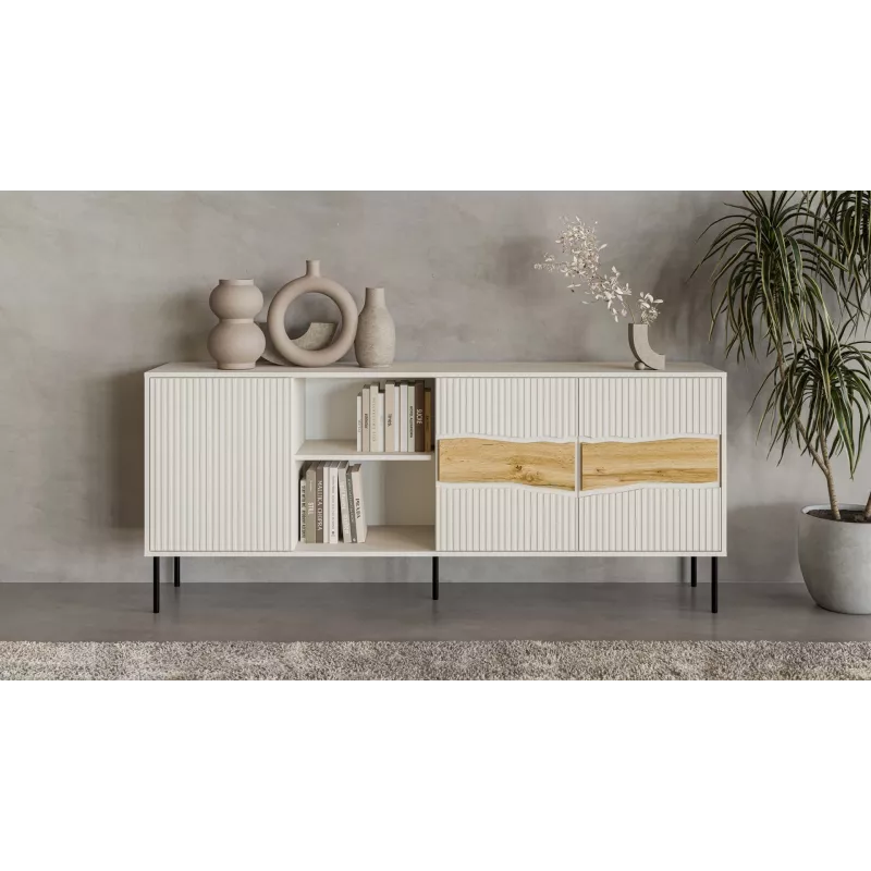 Cama INSERTO 3D1W kummut 190x40x80 kašmiir + LED