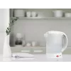 Elektriline veekeetja LAFE LAFCZA45865, roostevaba teras, 0,6 L, 600 W, helehall, hingedega lukustatav kaas