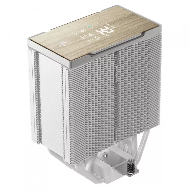 Protsessori õhkjahuti DeepCool AK700 Digital WH, 120 mm ventilaator, toetab AM5/AM4/LGA 1700/1200/1155/1151/1150, valge