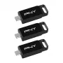 USB-mälupulk PNY Elite 128 GB USB USB-C 3.2 Gen 1 (3.1 Gen 1) Must