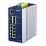 PLANET IGS-12040MT - Lüliti - Hallatav - 8 x 10/100/1000 + 4 x Gigabit SFP - DIN-rööpale paigaldatav, seinale paigaldatav - AC 24 V / DC 12-72 V (IGS-12040MT)
