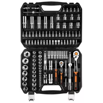 Padrunvõtmed 1/4, 1/2, komplekt 110 tk, CrV
