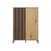 KAMARO 2DD õhuke/GŁ tamm ARTISAN DISPLAY CABINET