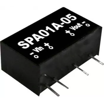 Toiteadapter/muundur mean well SPA01B-05, sisend 18–36 V, väljund 5 V, 1 W