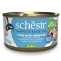 Märg kassitoit Agras Pet Foods Schesir Tuunikala meriahvenaga 85 g kotike, 13% valku, 2,5% rasva, 82% niiskust