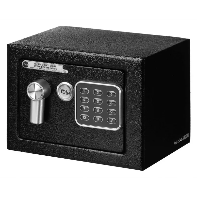 Yale YSV/170/DB2 vabalt seisev seif 3,8 l terasest must
