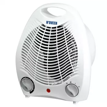 Elektriline ventilaatorkütteseade NOVEEN FH03 — 2000 W, 2 võimsustaset, reguleeritav termostaat, valge
