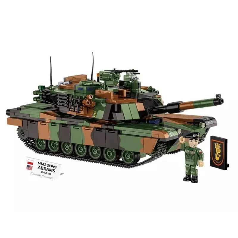 Ehituskomplekt Cobi M1A2 SEPV3 Abrams mudel 1 065 klotsiga