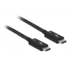 USB-kaabel DeLOCK 84847 USB 3.2 Gen 2 2m USB C Must