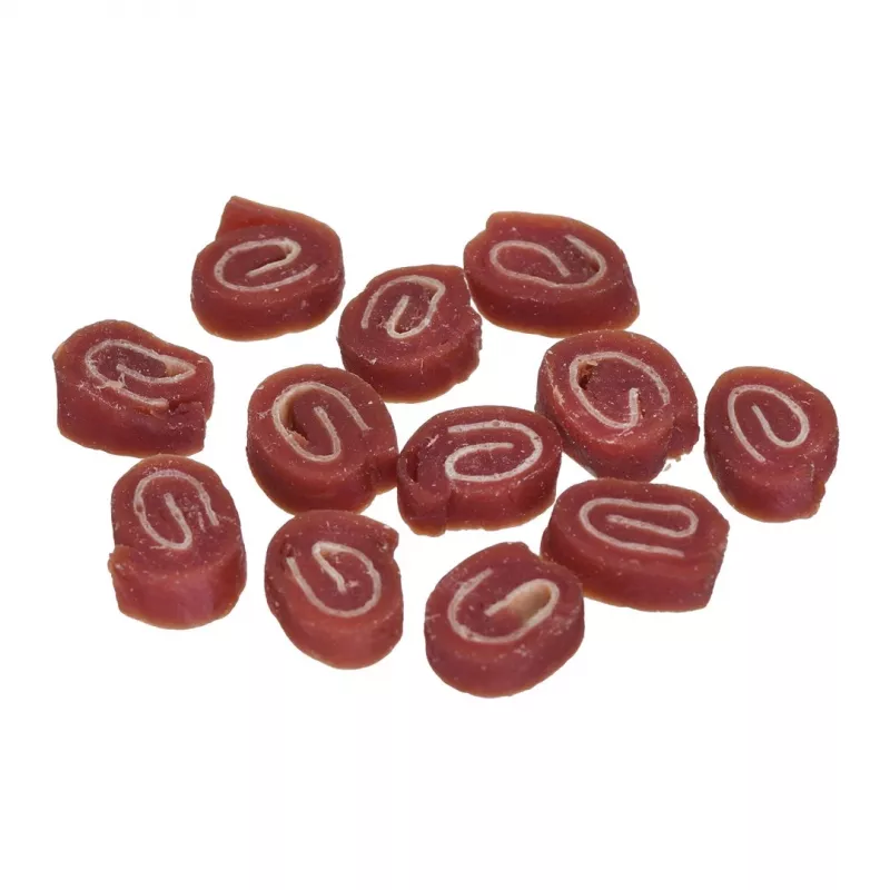 Koerte maiused PETITTO Sushi kala ja pardiga 500 g — pehmed hüpoallergeensed treeningmaiused, valk 26%, niiskus 23%