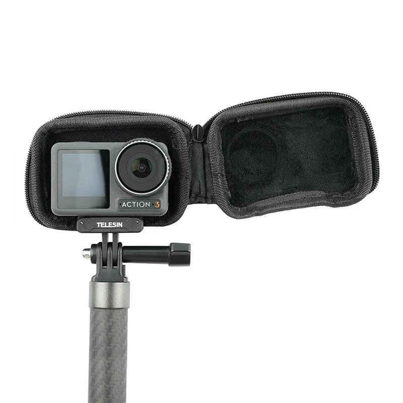 Telesini kandekott DJI Action 3/4/5 Pro kaamerale — kompaktne disain, vastupidav materjal