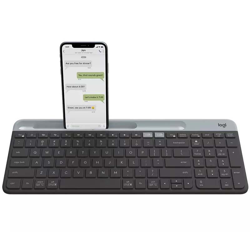 Juhtmevaba klaviatuur Logitech õhuke Multi-Device K580