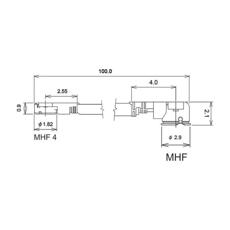 Koaksiaalkaabel DeLOCK 89647 0,3 m MHF I-PEX MHF IV HSC MXHP32