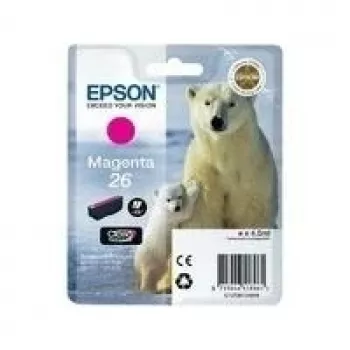 Epson Polar bear Singlepack magenta 26 Claria Premium Ink, magenta, Pigment-based tint, 1 tk
