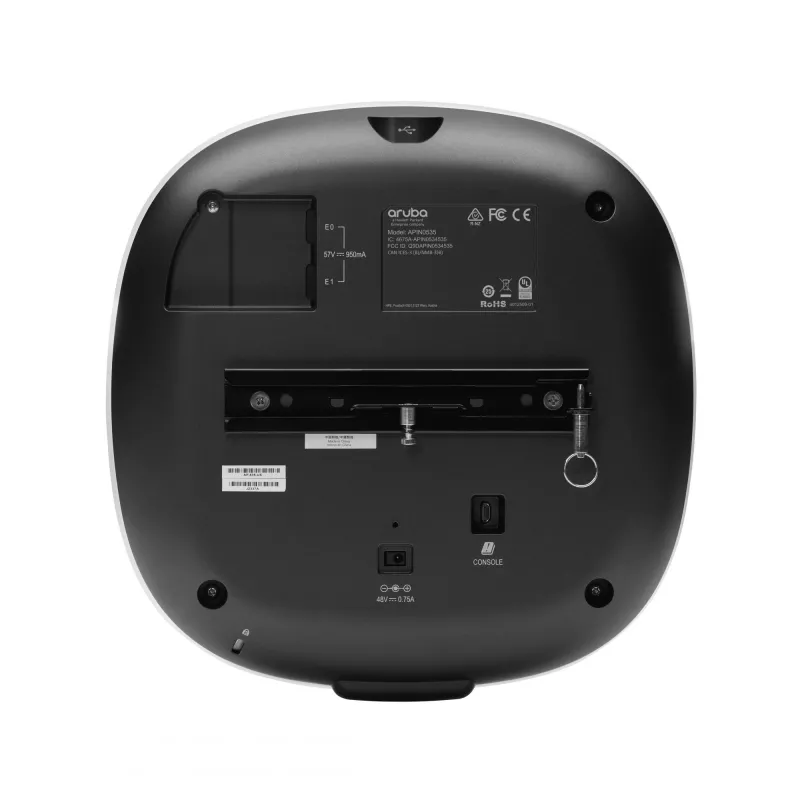 HPE - Aruba AP-535 (RW) - Campus - traadita tugijaam ZigBee Bluetooth 5.0 ZigBee Bluetooth Wi-Fi 6 2,4 GHz 5 GHz