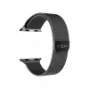 FIXED asendusvõrkrihm Apple Watchile — ühildub 42/44/45/46/49 mm (must)