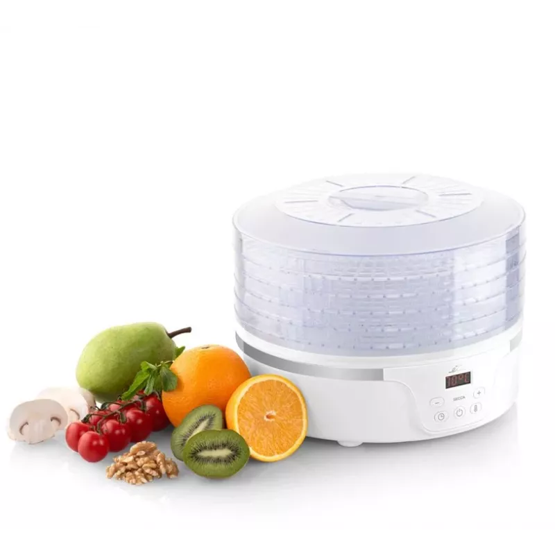 Toidukuivati ETA Eta SECCA Läbipaistev Valge 380 W, LED-ekraan, 24 h taimer, 300×300×220 mm