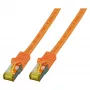 RJ45 paigalduskaabel Cat.6A S/FTP LSZH Cat.7 toorkaabel oranž