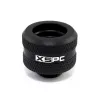 XSPC Connector G1/4 to 14mm Hardtube, must matt - 8 tk