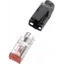 renkforce RJ45-pistik TM21 CAT 6, varjestatud pistik, sirge poolus: 8P8C H9561.4-10 Must H9561.4-10 10 tk (H9561.4-10)