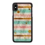 Kaitsev nutitelefoni ümbris iKins iPhone XS Max jaoks — Pop Mint Must, kõva kest kõrgendatud servadega