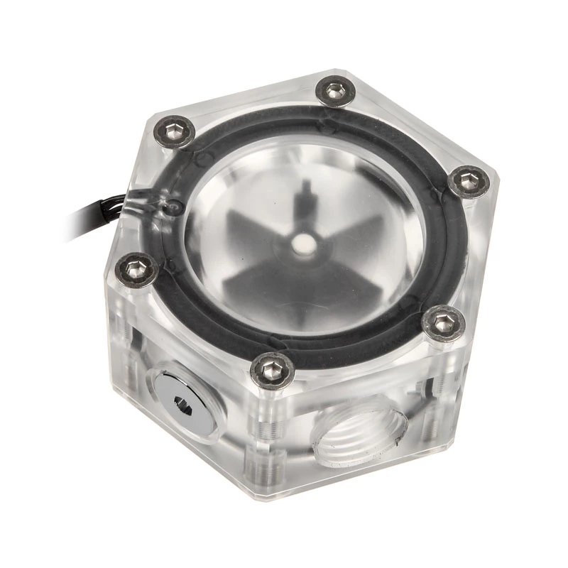 Voolunäidik BitsPower Hexagon Flow Indicator-RGB BP-HFI-RGB — RGB-valgustus, kuusnurkne disain