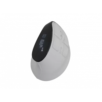 Juhtmeta vertikaalne hiir NATEC Euphonie Pro Bluetooth 5.0, 4000 DPI, programmeeritav, vaikne, valge