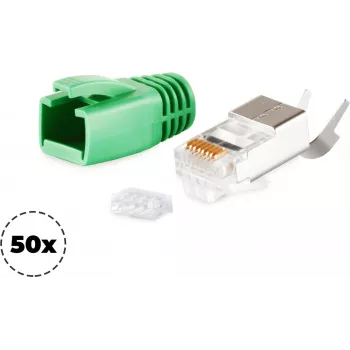 Juhtmepistik RJ-45 ShiverPeaks 72067-50G Roheline