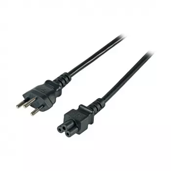 EFB-Elektronik toitejuhe Šveitsi tüüp 12 - C5 180°, must, 1,8 m, 3 x 0,75 mm² Tootja: EFB Elektronik (EK495.1,8V2)
