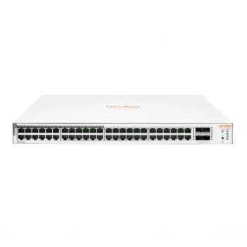 HPE Aruba Networking Aruba Instant On 1830 48G 24p Class4 PoE 4SFP 370W Hallatav L2 Gigabit Ethernet (10/100/1000) Toide Etherneti kaudu (PoE) 1U