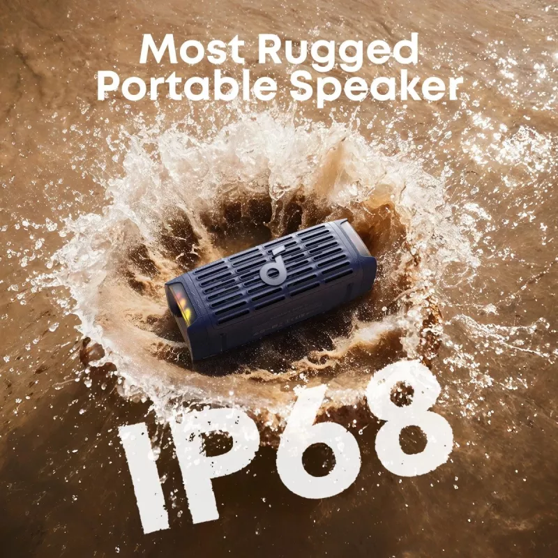 Kaasaskantav Bluetooth-kõlar Anker Soundcore Boom 3i — 50W, veekindel, akutoitega
