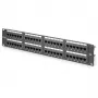 DIGITUS - Jaotuspaneel - RJ-45 X 48 - Hall, RAL 7035 - 2U - 48 porti (DN-91648U)