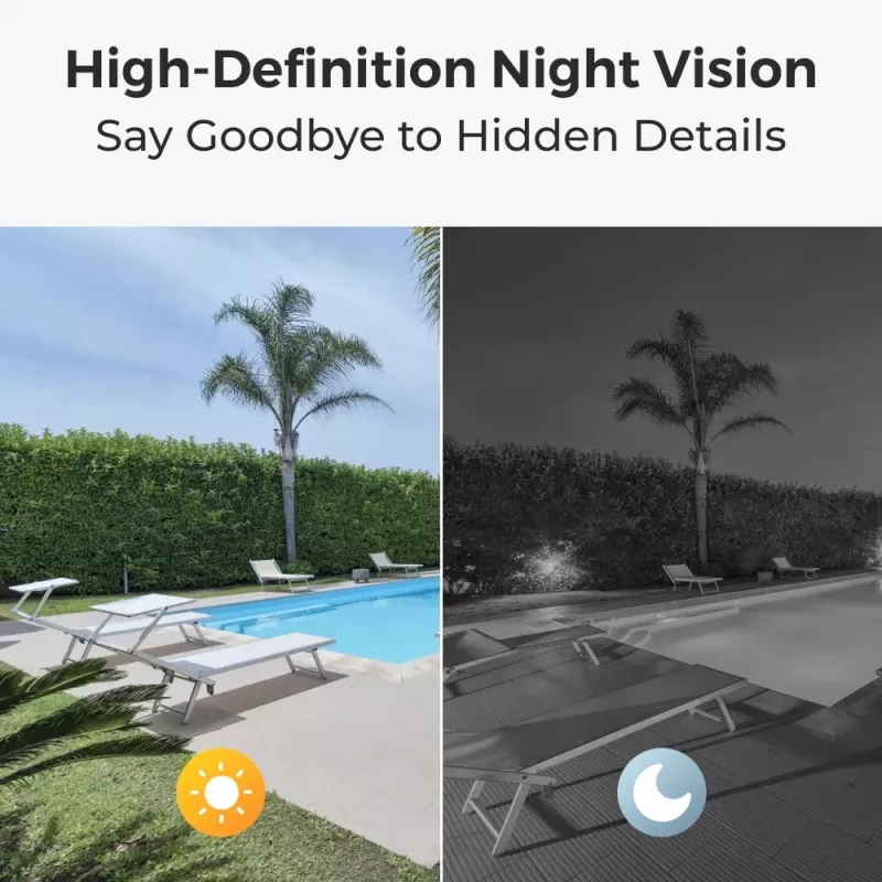 Sisene IP turvakaamera Reolink E Series E330 — 4MP, 4 mm objektiiv, 84°×45° vaateväli, 2,4/5 GHz Wi‑Fi, kahesuunaline heli, inimese/looma tuvastus