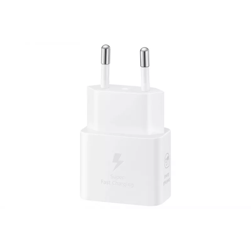 Seinaga USB-C laadija Samsung EP-T2510 25W Valge, universaalne siseruumide kiirlaadija PPS-iga