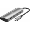 Goobay Slim 4-Port USB-Hub USB-C kuni 10 Gbit/s - -Plug> 4x (76565)