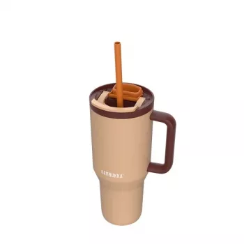 Termokruus teleskoopkõrrega Kambukka Rio Tumbler 950ml Almond Dream