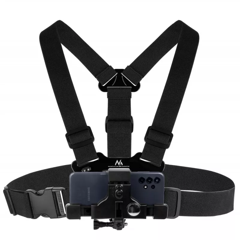 Spordirakmed MACLEAN MC-445 — universaalne rinnakinnitus telefonidele, kaameratele ja GoPro-le