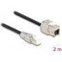 DeLOCK kaabel RJ45 plug field assembly to Keystone Module RJ45 jack Cat.6A 2 m