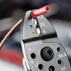 Knipex 97 21 215 kaablikrimpsimistangid Must, Sinine, Punane