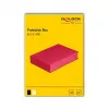 Kaitsekarp DeLOCK 18374 3,5-tollisele HDD-le punane