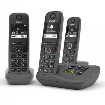 Analoog/DECT-telefon Gigaset AE690A Caller ID juhtmevaba 3 telefonitoruga
