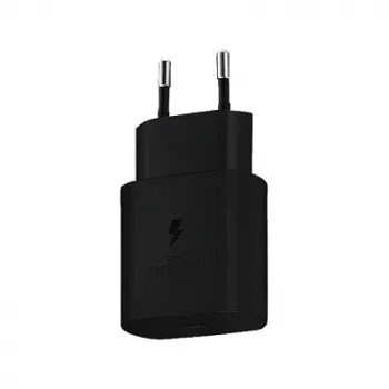 Laadija Samsung EP-TA800N siseruumides kasutamiseks, AC, USB-C, 25 W, universaalne, 100–240 V, must
