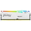 Kingston FURY Beast RGB KF552C40BWAK2-16 DDR5-5200 16GB (2x8GB) komplekt, CL40, valge