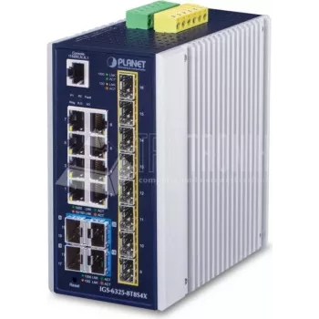 Hallatav kommutaator PLANET IP30 tööstuslik L3 8-pordiline