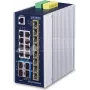 Hallatav kommutaator PLANET IP30 tööstuslik L3 8-pordiline