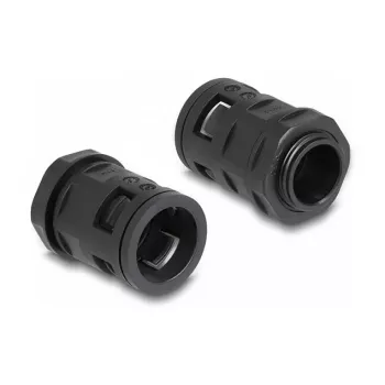 Kaablihülss DeLOCK 60465 Must Plastik 21.2mm 2m