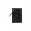 DIGITUS Line-Interactive UPS, 800VA/480W 12V/9Ah X1 Aku, 2x CEE 7/7 pistikupesa, RJ-11, LCD (DN-170064-LCD)