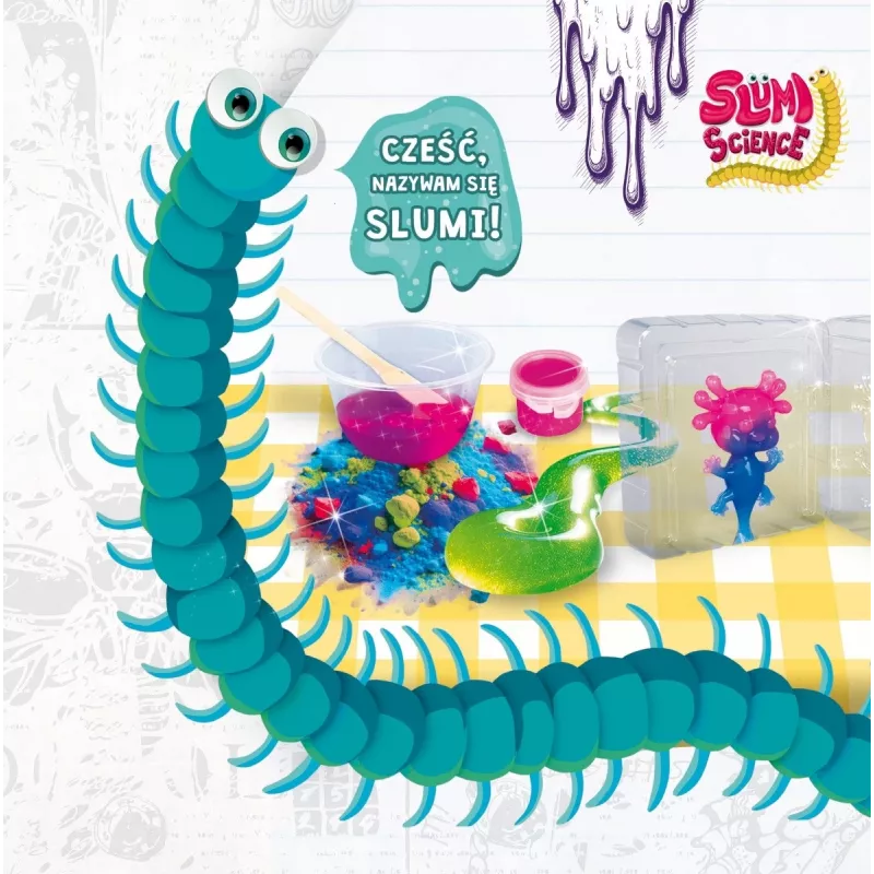 Käsipigistaja Liscianigiochi Slumi Science Axolotl mudel 304-PL110322 harivaks mängimiseks